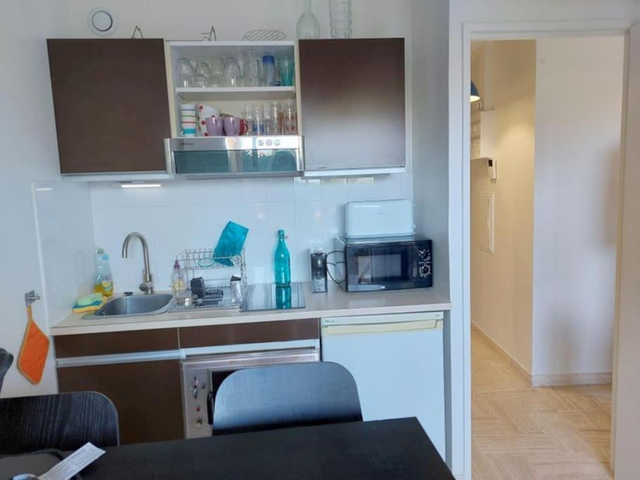 Studio Eleverca 3*- Rez De Jardin Terrasse - Axelle Loc'Appart Mandelieu Dış mekan fotoğraf